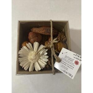 NWT ASHLAND Potpourri Fall Candle Collection Cottage Flower 6” X 6” Box